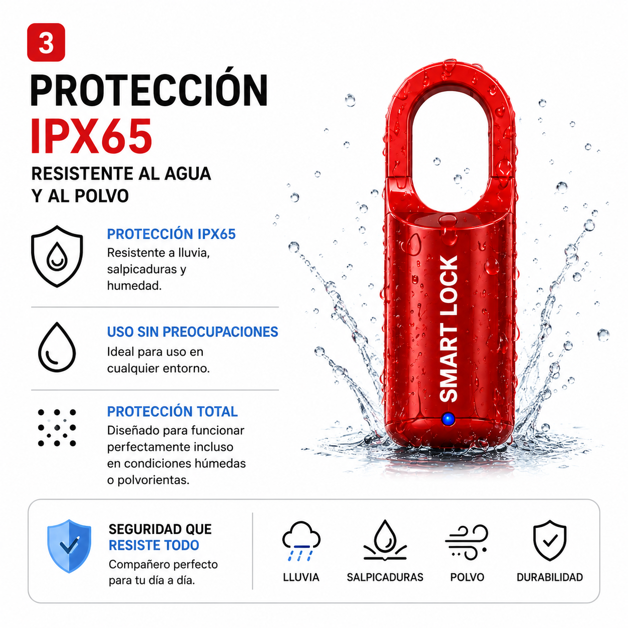 Candado Inteligente con Huella Dactilar