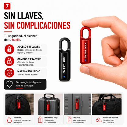 Candado Inteligente con Huella Dactilar
